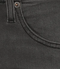 Premium Denim Straight Dark Grey Stretch Jeans
