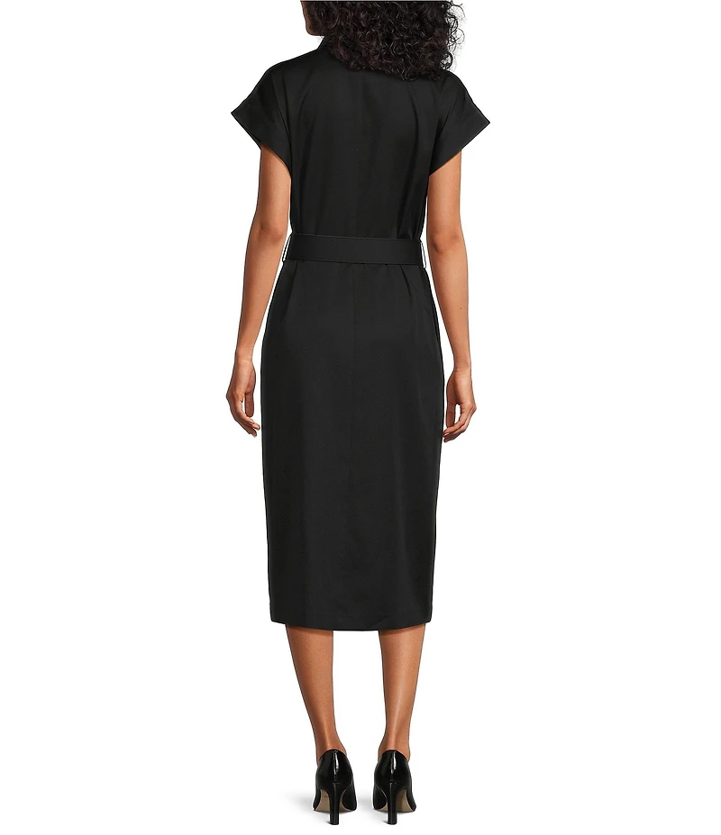 Preston & York Abbott Collared Short Sleeve Dress