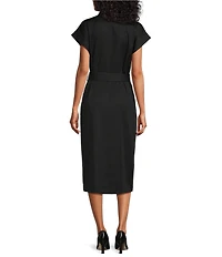 Preston & York Abbott Collared Short Sleeve Dress