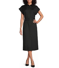 Preston & York Abbott Collared Short Sleeve Dress