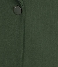 Preston & York Alyssa Notch Lapel Long Sleeve One Button Crepe Blazer