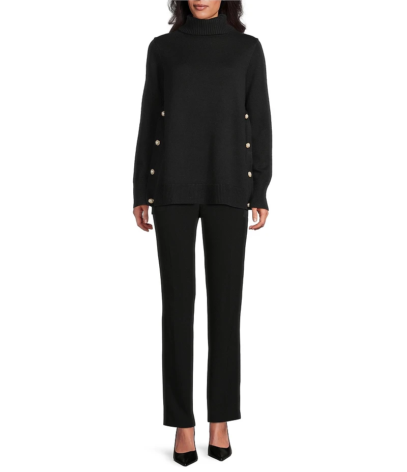 Preston & York Belle Turtleneck Long Sleeve Sweater
