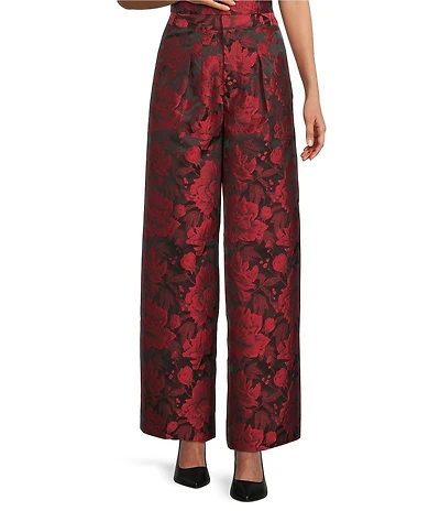 Preston & York Brooks Brocade Coordinating Wide Leg Pants