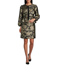 Preston & York Coordinating Evangeline Jacquard Skirt