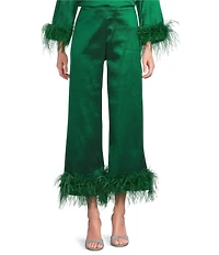 Preston & York Coordinating Trudie Feather Stretch Taffeta Pants