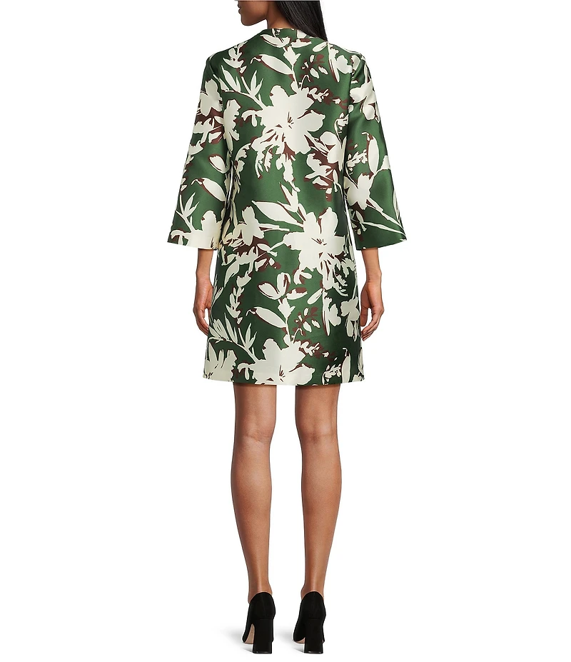 Preston & York Gladys Floral V-Neckline Dress