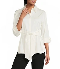 Preston & York Hosanna Collar Neckline 3/4 Sleeve Blouse