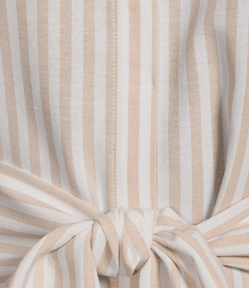 Preston & York Hosanna Collar Neckline 3/4 Sleeve Striped Blouse