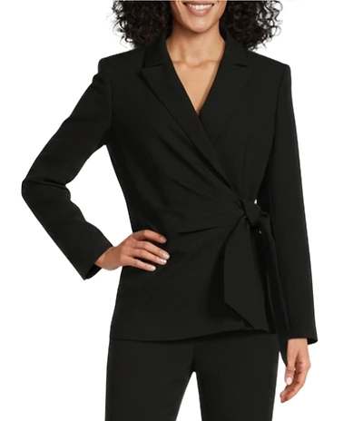 Preston & York Martha Wrap Crepe Jacket