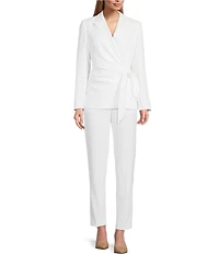 Preston & York Martha Wrap Crepe Jacket