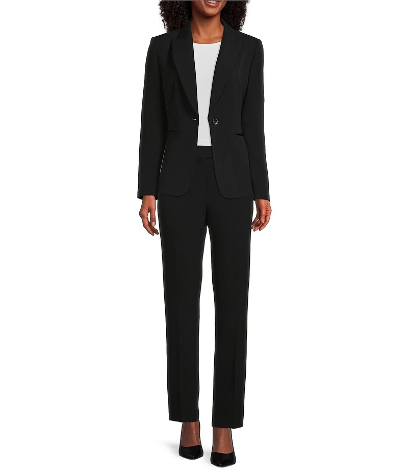 Preston & York Flat Front Slim Straight Leg Pants