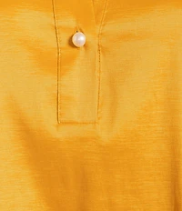 Preston & York Thea Stretch Taffeta Collar Neckline Long Sleeve Blouse