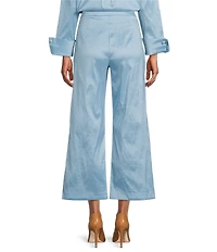 Preston & York Thea Stretch Taffeta Cropped Pants