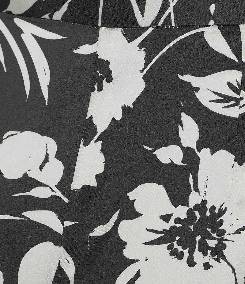 Preston & York Trudie Printed Satin Wide Leg Pants