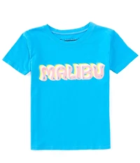Prince Peter Big Girls Malibu Wave Short Sleeve Graphic T-Shirt