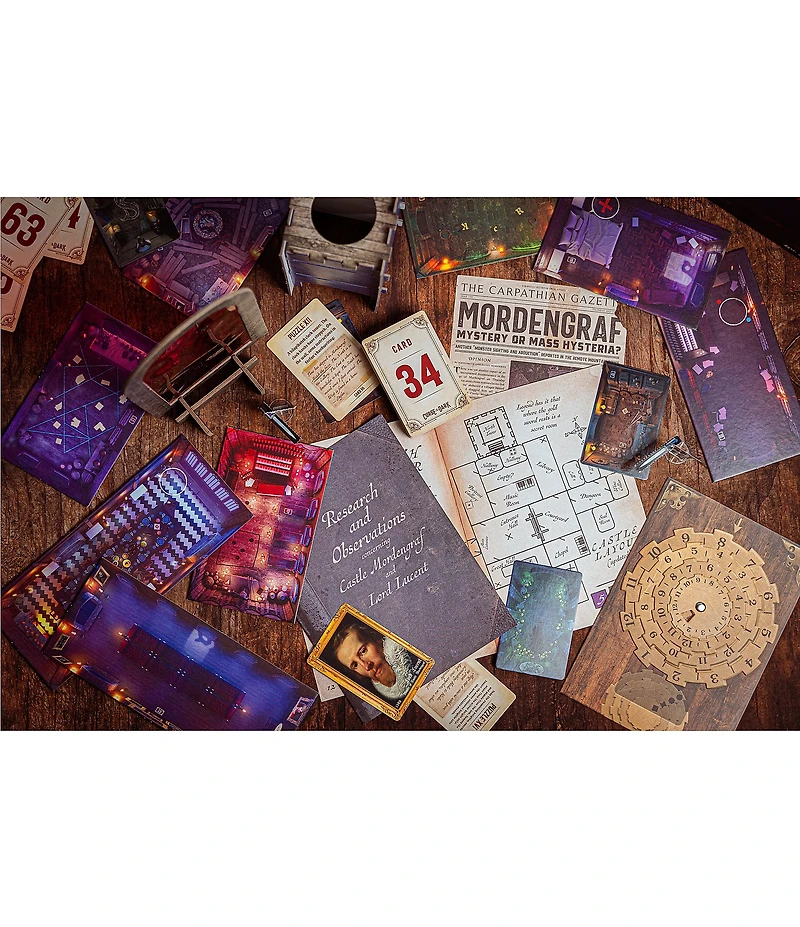 Professor Puzzle Curse of the Dark Escape Room Board Game