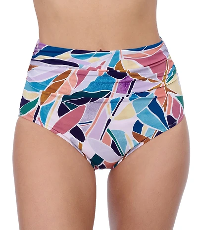 Profile By Gottex Aura Shirred High Waist Swim Bottom
