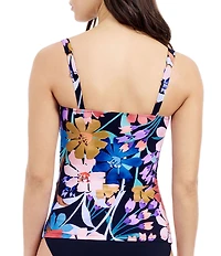 Profile By Gottex Melody Sweetheart Neck D-Cup Bra Size Tankini Swim Top