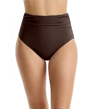Profile By Gottex Tutti Frutti Shirred High Waist Swim Bottom