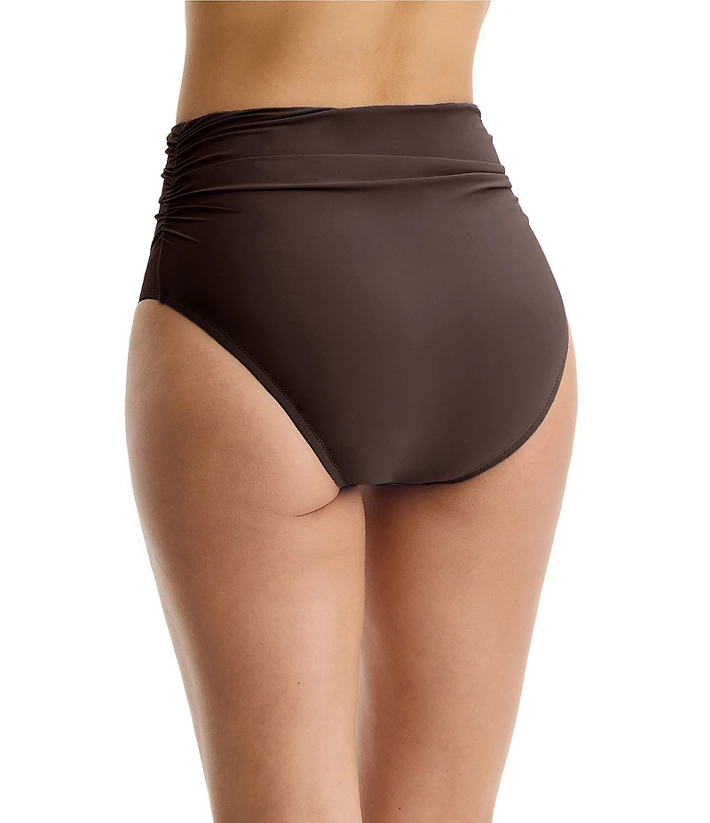 Profile By Gottex Tutti Frutti Shirred High Waist Swim Bottom