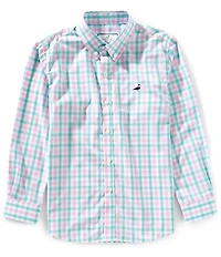 Properly Tied Big Boys 8-16 Long Sleeve Button-Front Sports Shirt