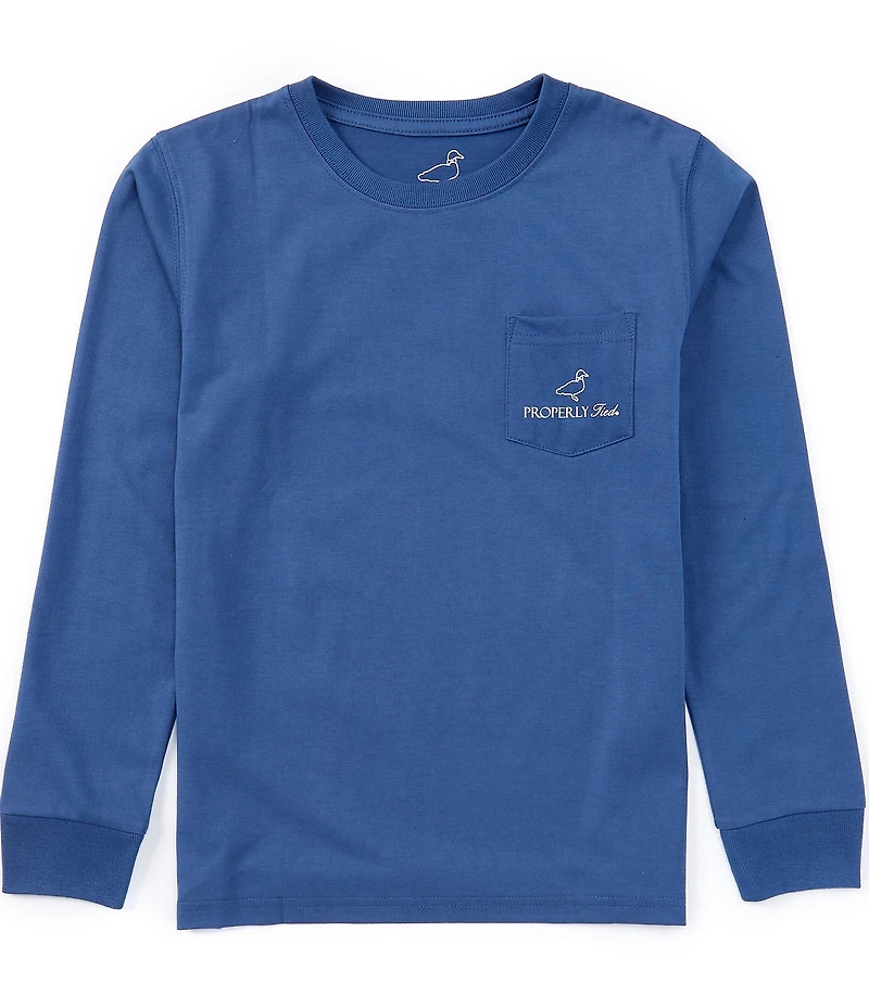 Properly Tied Big Boys 8-16 Long Sleeve Deer Season Graphic T-Shirt