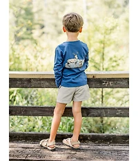 Properly Tied Big Boys Long Sleeve Deer Season Graphic T-Shirt