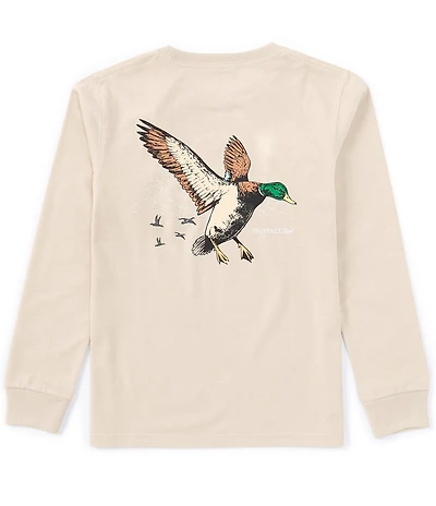 Properly Tied Big Boys 8-16 Mallard Flight Long Sleeve Graphic T-Shirt