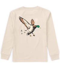 Properly Tied Big Boys 8-16 Mallard Flight Long Sleeve Graphic T-Shirt