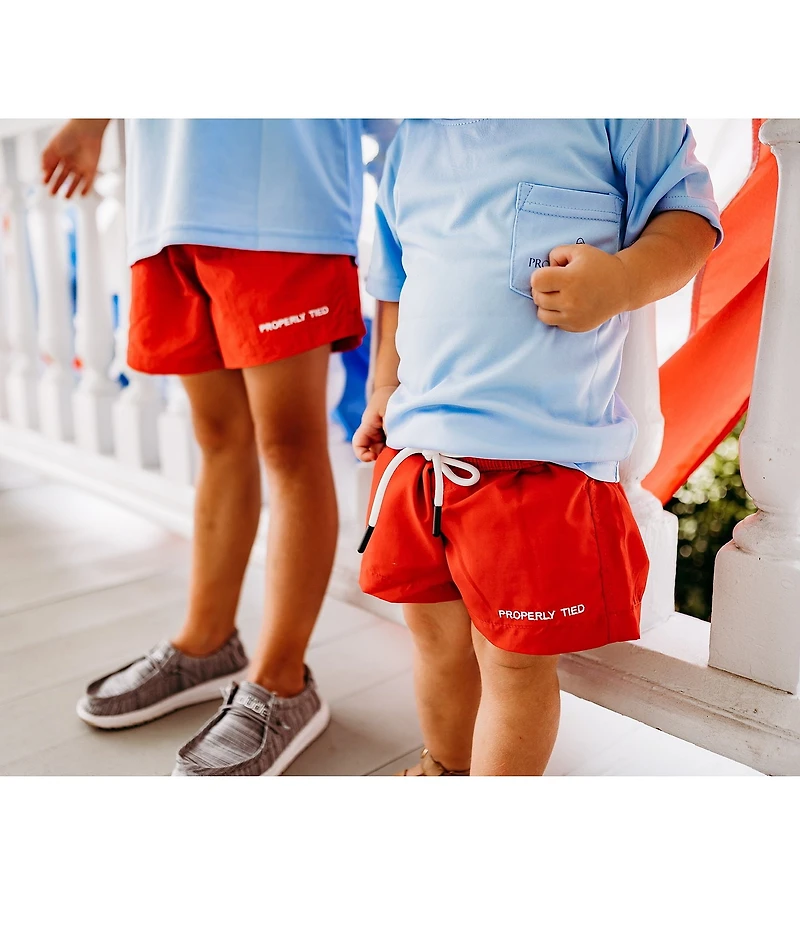 Properly Tied Big Boys' Pull-On Mallard Shorts