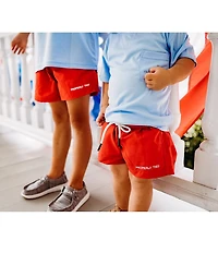 Properly Tied Big Boys' Pull-On Mallard Shorts