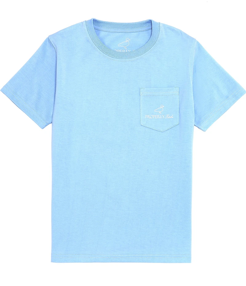 Properly Tied Big Boys Short Sleeve Baseball Shield T-Shirt
