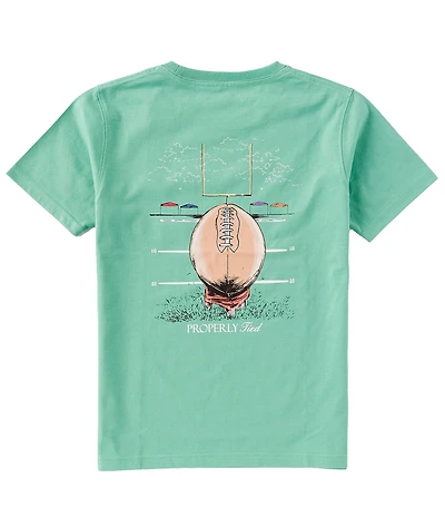 Properly Tied Big Boys Short Sleeve Field Goal Graphic T-Shirt