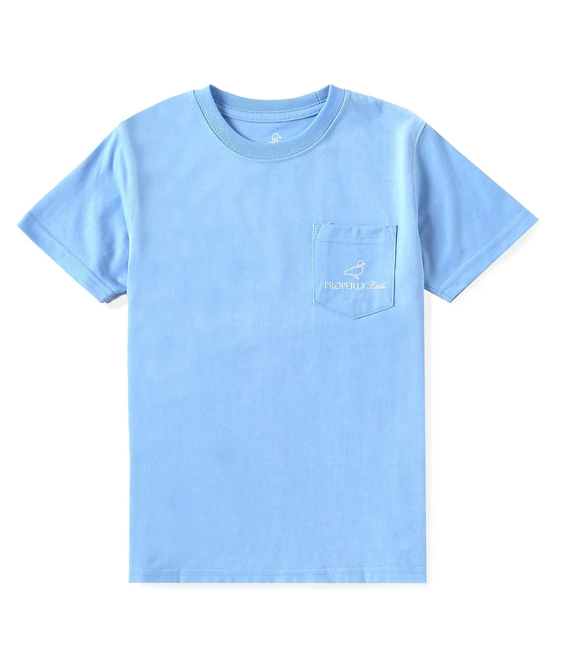 Properly Tied Big Boys Short Sleeve Redfish Graphic T-Shirt