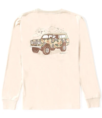 Properly Tied Big Boys Camo Truck Long Sleeve T-Shirt