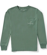 Properly Tied Big Boys Deer Crossing Long Sleeve Graphic T-Shirt