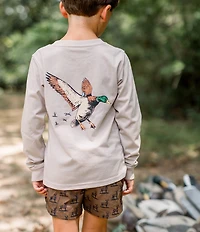 Properly Tied Big Boys Deer Mallard Shorts