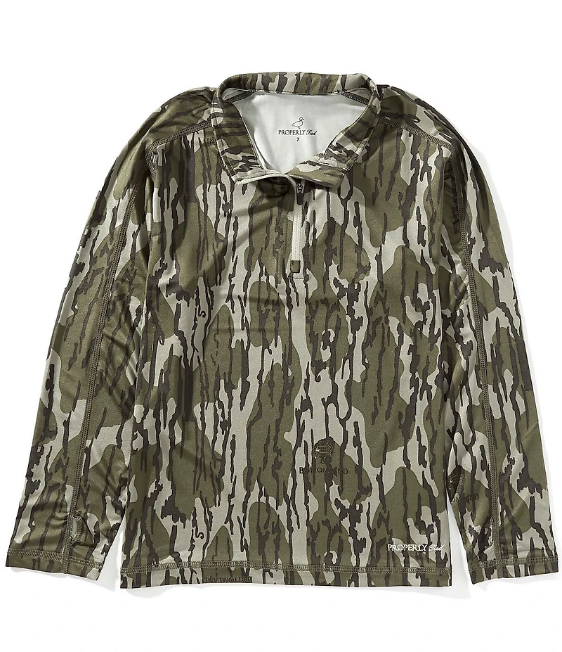 Properly Tied Big Boys Finn Moss Long Sleeve Pullover