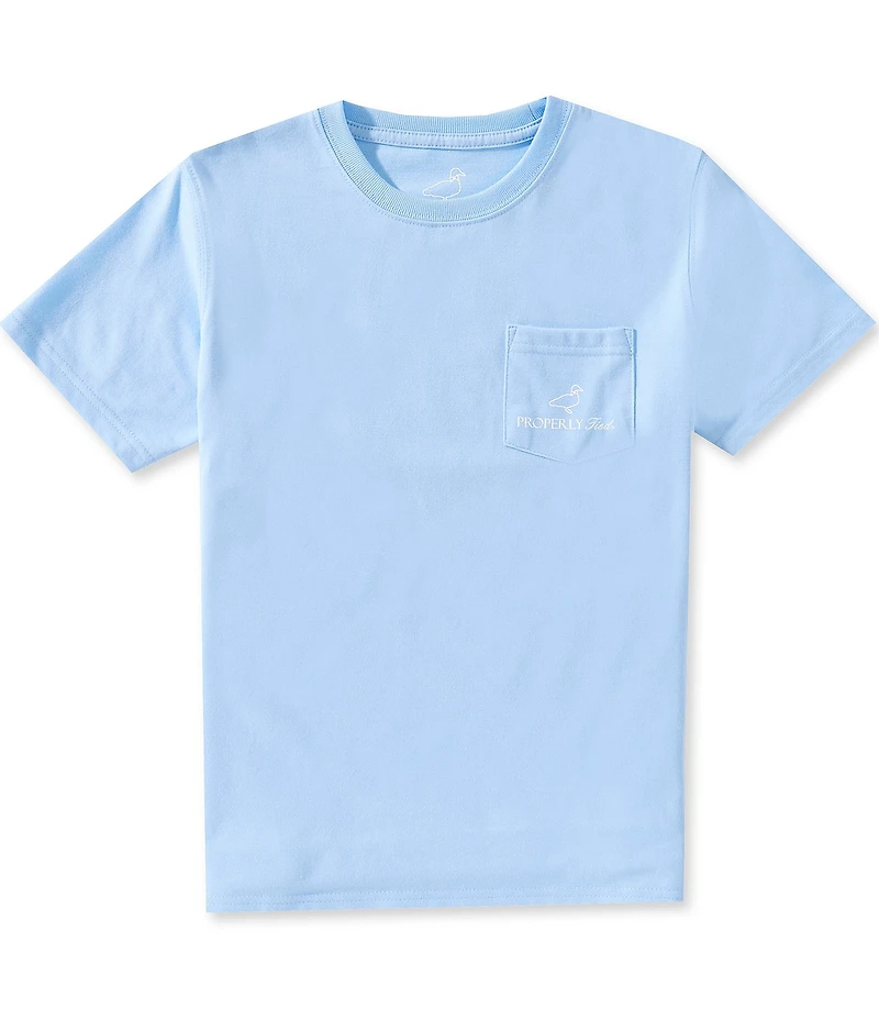 Properly Tied Big Boys Fishing Buddy Short Sleeve Graphic T-Shirt