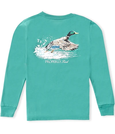 Properly Tied Big Boys Lift Off Long Sleeve T-Shirt