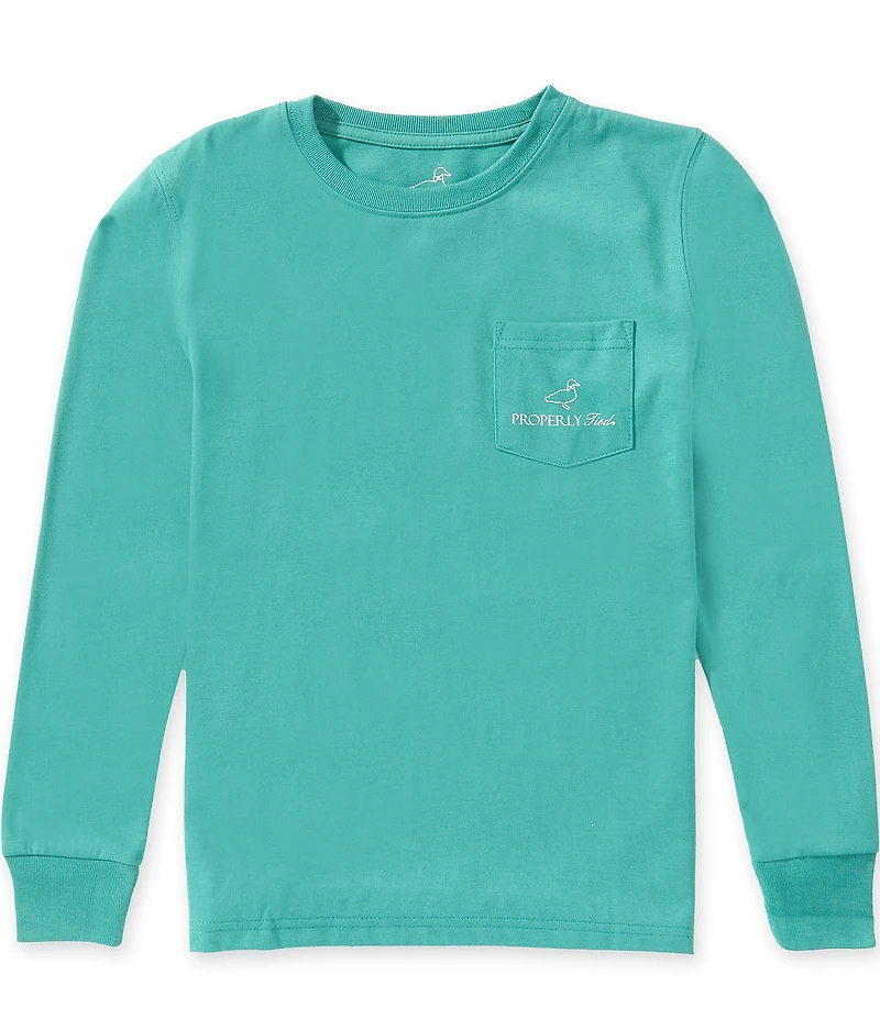Properly Tied Big Boys Lift Off Long Sleeve T-Shirt