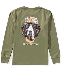 Properly Tied Big Boys Mans Best Friend Long Sleeve T-Shirt