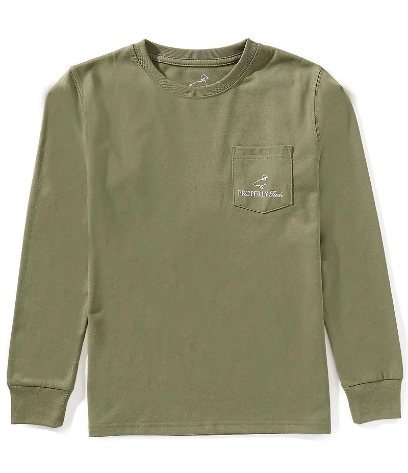 Properly Tied Big Boys Mans Best Friend Long Sleeve T-Shirt