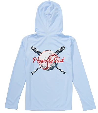 Properly Tied Big Boys Play Ball Shade Long Sleeve Hoodie