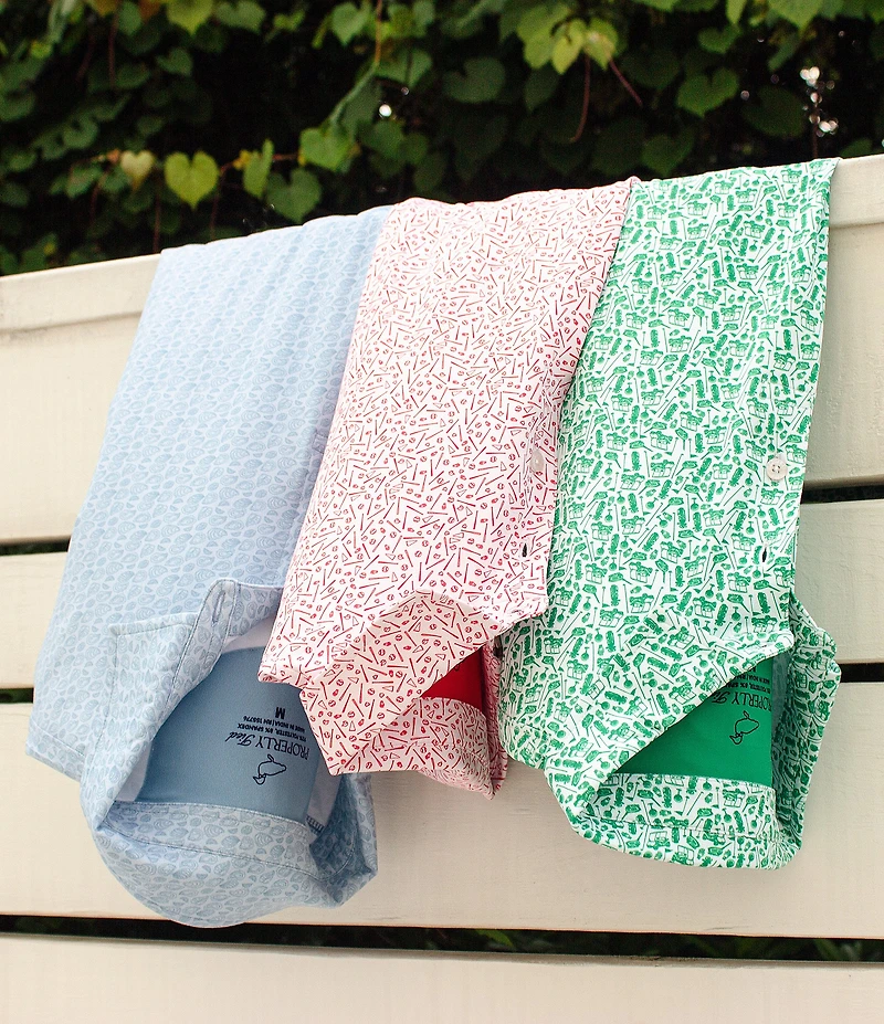 Properly Tied Big Boys Range Short Sleeve Print Polo Shirt