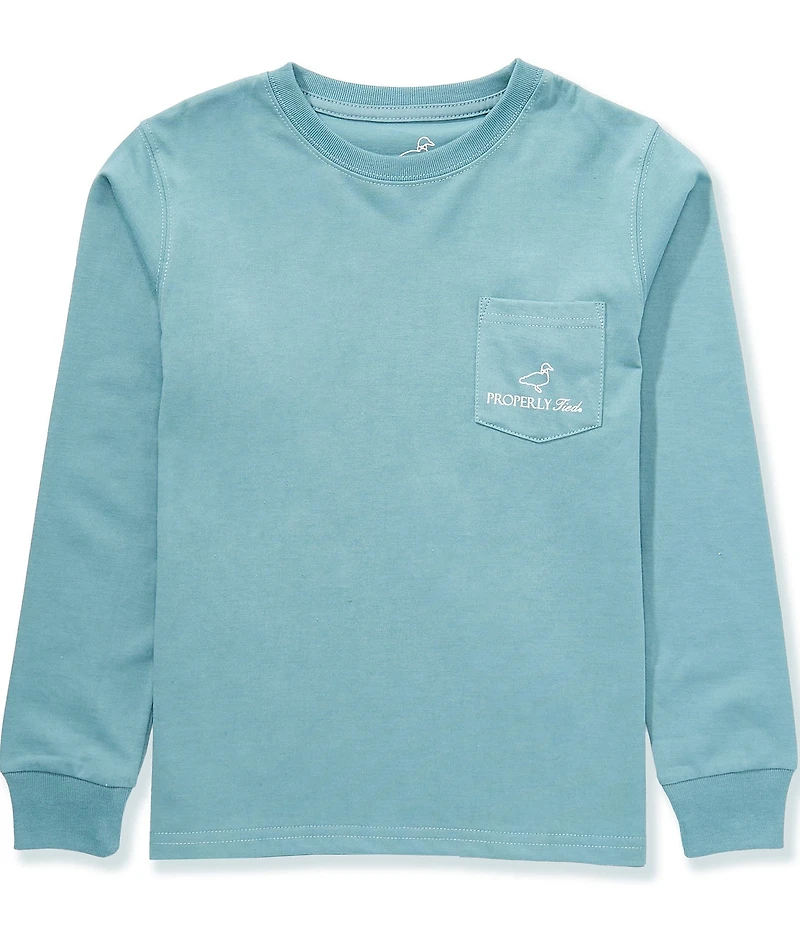 Properly Tied Big Boys Santa's Caddy Long Sleeve T-Shirt