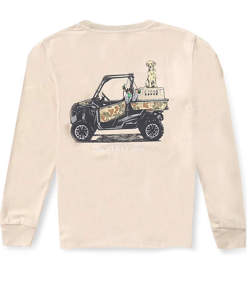 Properly Tied Big Boys Trail Tradition Long Sleeve T-Shirt