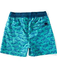 Properly Tied Boys Shordees Gator Swim Trunks