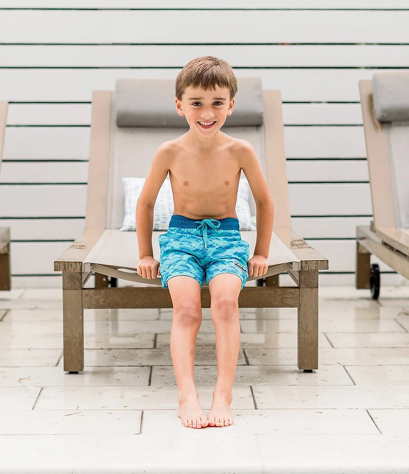 Properly Tied Boys Shordees Gator Swim Trunks