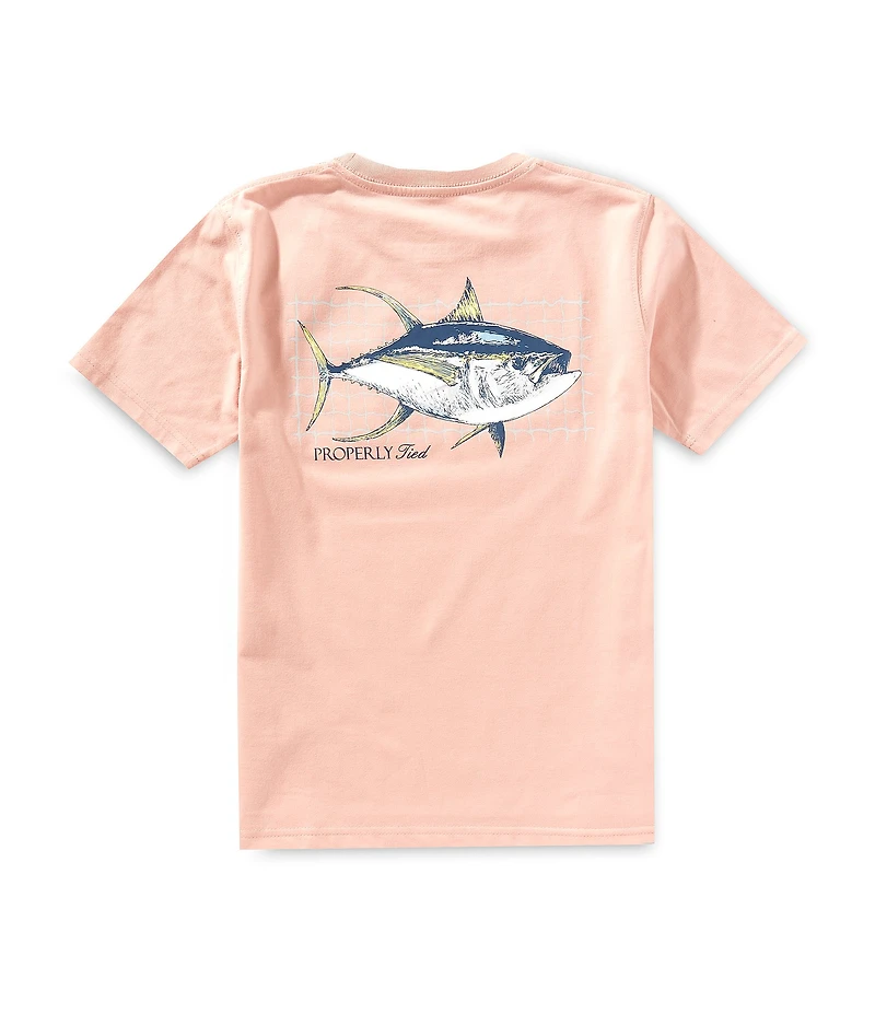 Properly Tied Little Boys Tuna Short Sleeve T-Shirt